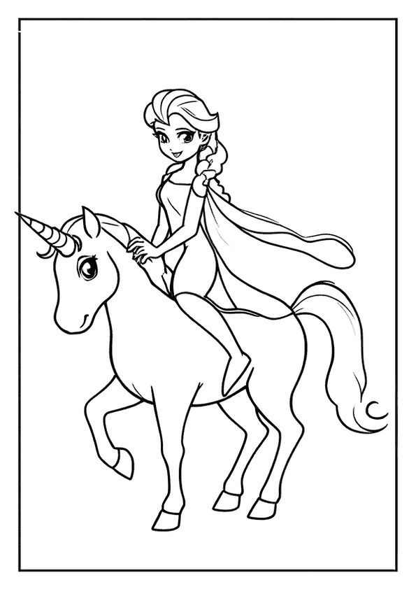 Elsa Unicorn Fantasy Ride