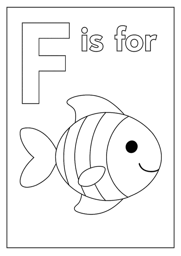Fancy F Letter Sheet
