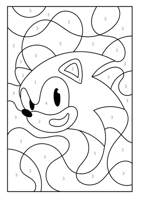 Fast Hedgehog Number Art