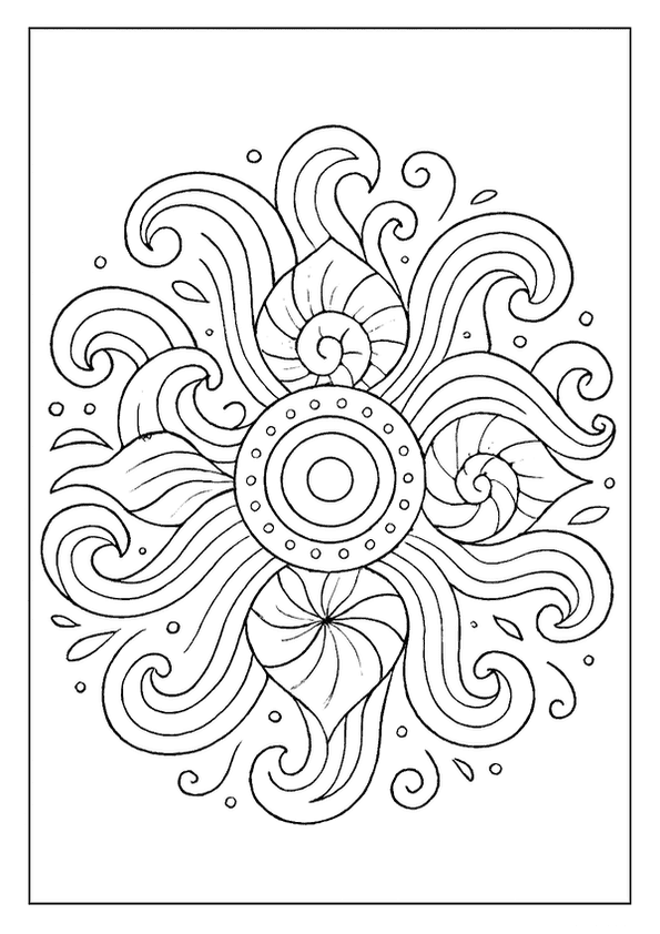 Flowing Ocean Mandala Vibes