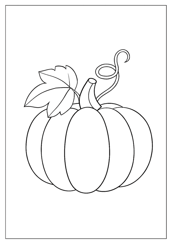 Free Pumpkin Kids Drawing