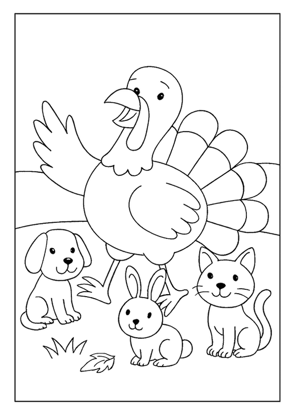 Friendly Turkey With Friends