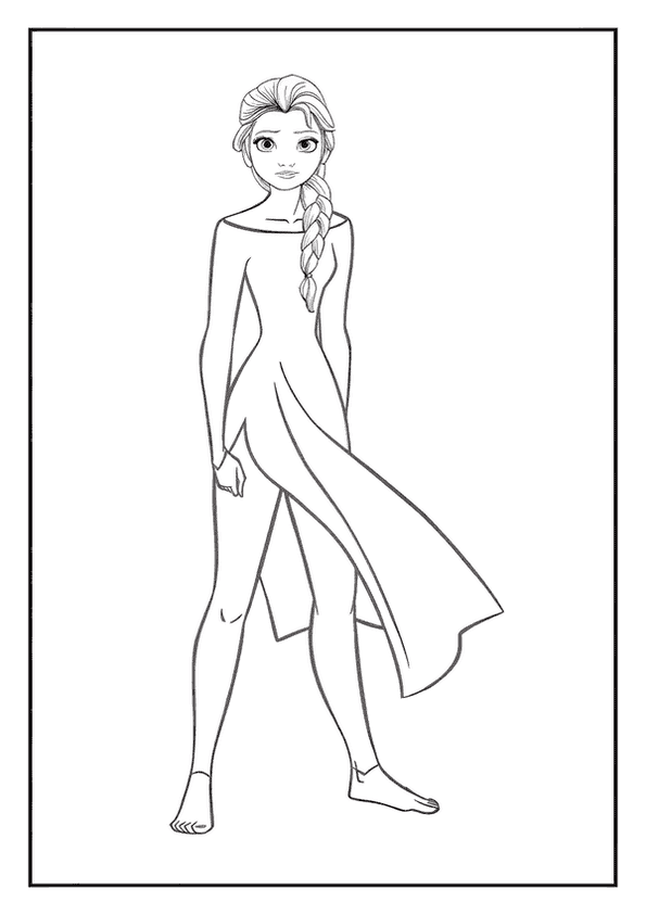 Frozen Elsa Focused Look
