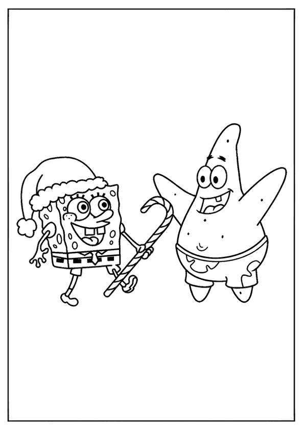 Fun Festive Spongebob Page