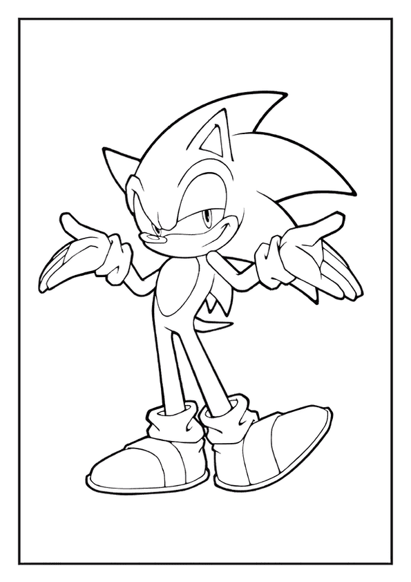 Funny Sonic Hands Out