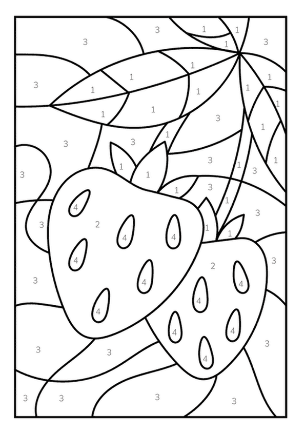 Garden Berry Number Art
