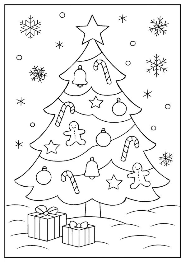 Gingerbread Candy Cane Tree