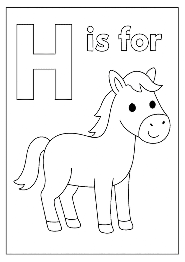 Happy H Letter Craft