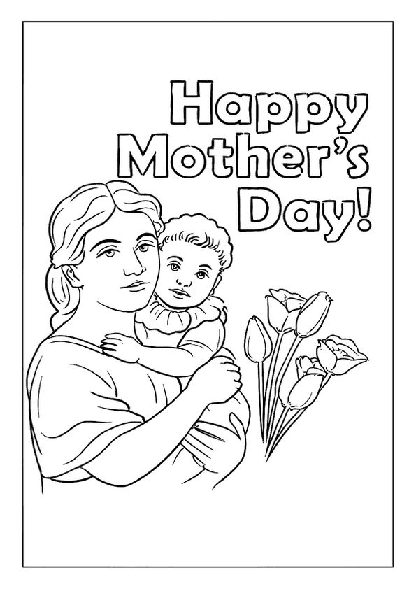 Happy Mom And Baby