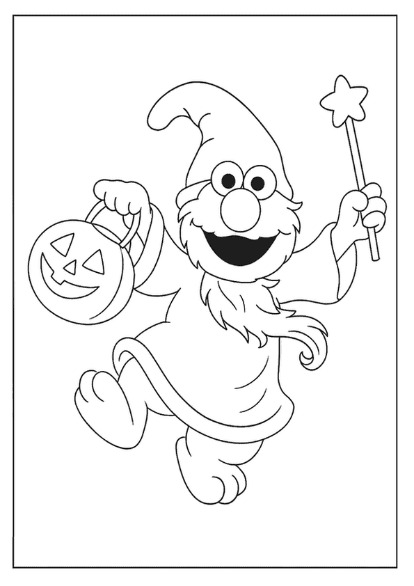 Happy Monster Wizard Halloween