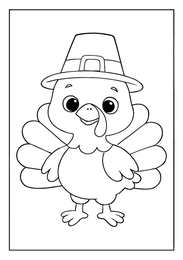 Happy Plump Turkey Close-Up