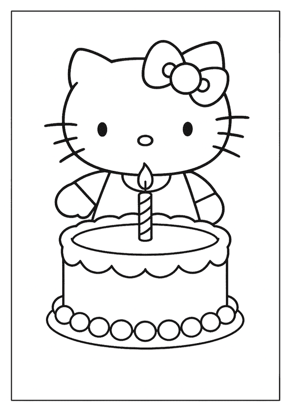 Hello Kitty Birthday Cake