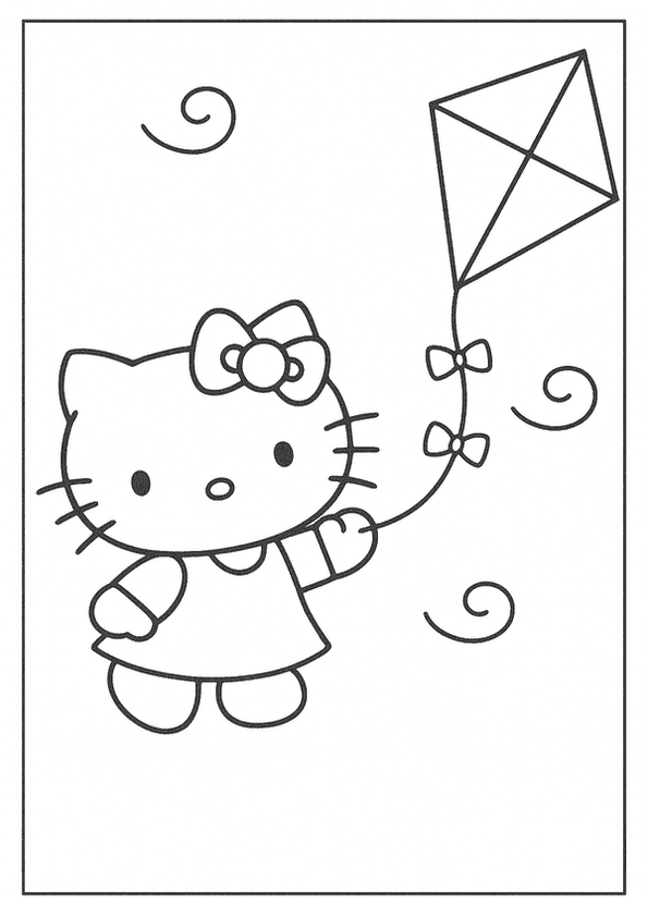 Hello Kitty Flying Kite