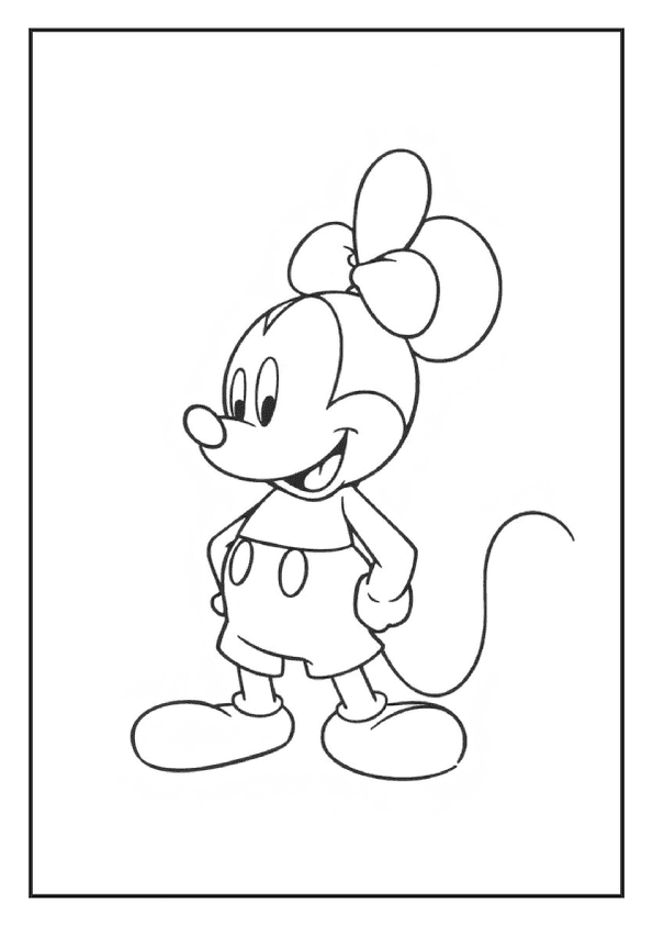 Iconic Mickey Mouse Printable
