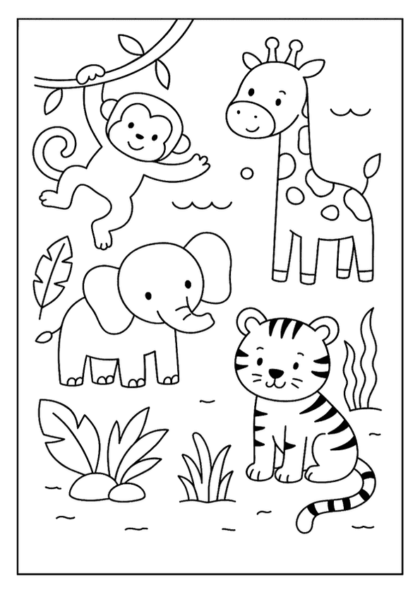 Jungle Fun Pages Kids