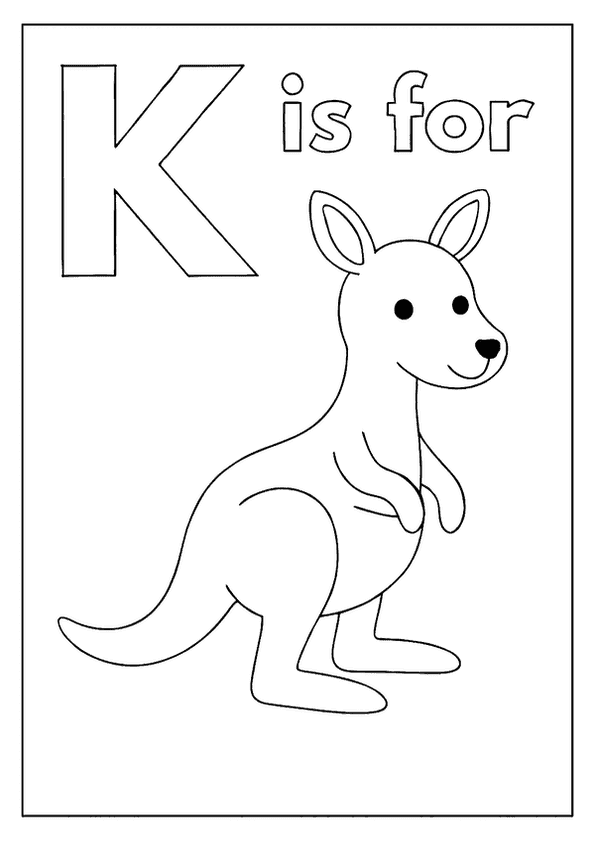 Kind K Letter Artwork
