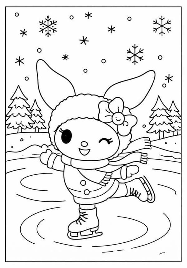 Kuromi Anime Coloring Pages