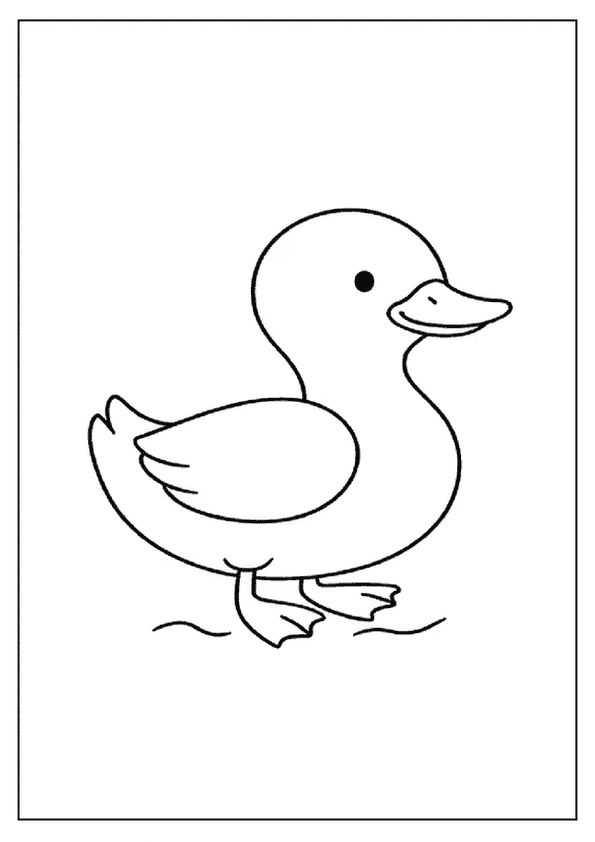 Little Duckling Fun Coloring