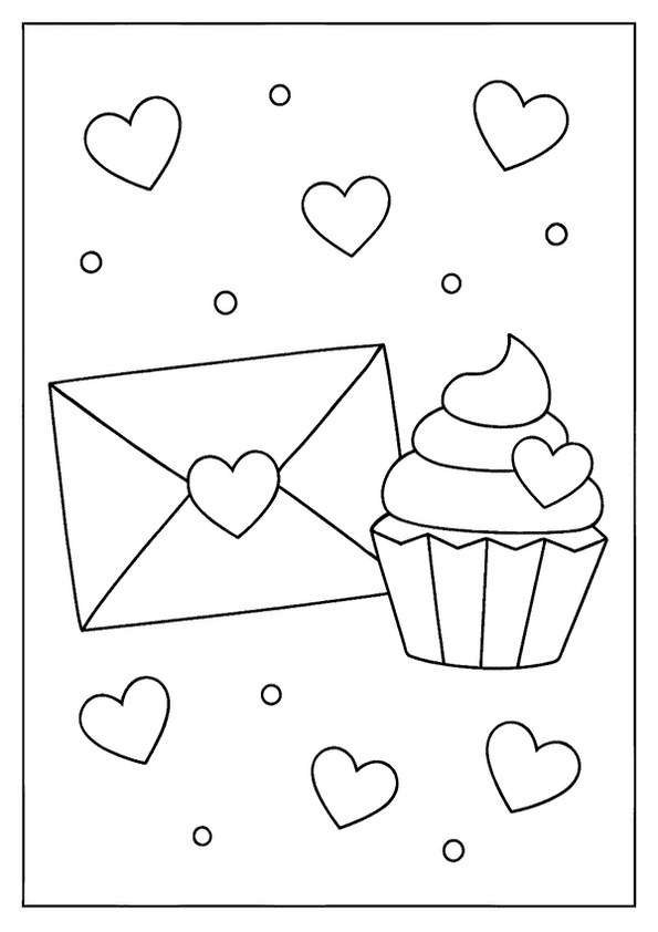Love Letter And Cupcake