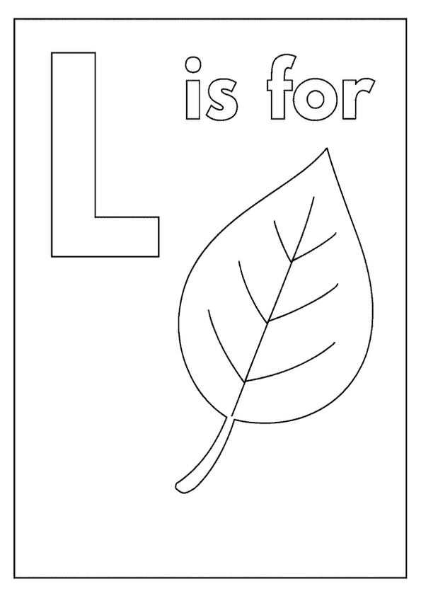 Lovely L Letter Drawing