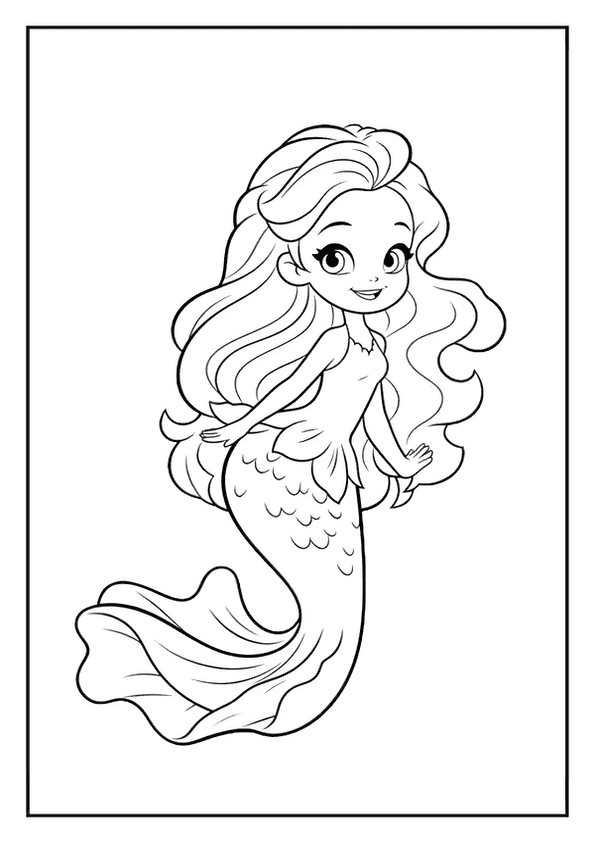 Lovely Mermaid For Kids