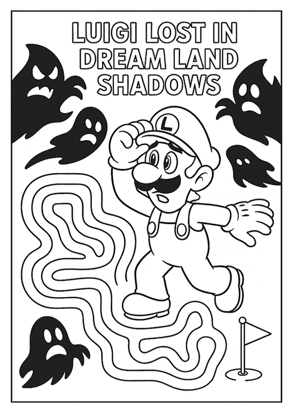 Luigi Lost In Dreamland Shadows