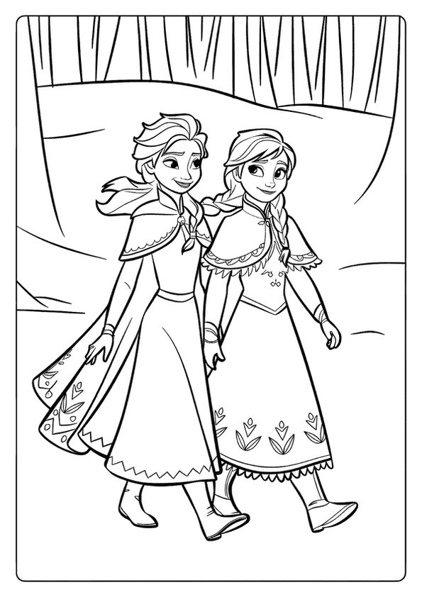 Magical Frozen Sisters Stroll