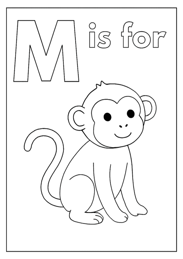 Magical M Letter Sketch
