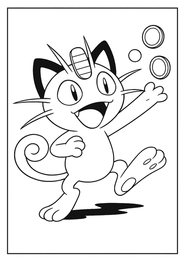 Meowth Reaching For Coins