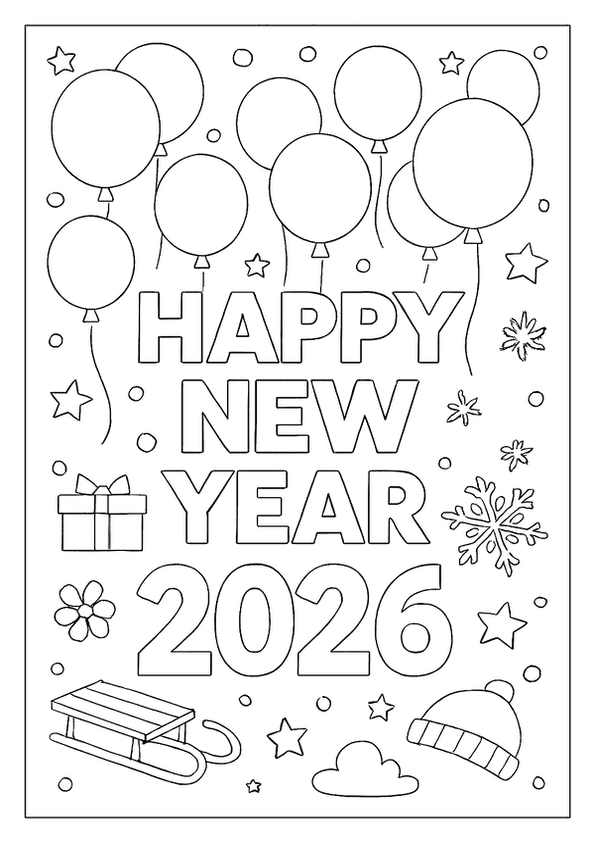 New Year Celebration Winter Fun