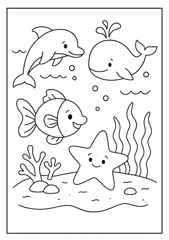 Ocean Coloring Adventure Kids