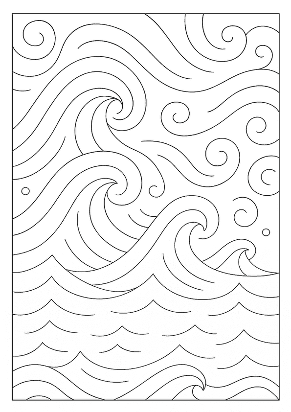 Ocean Waves Mindful Momentoring Page