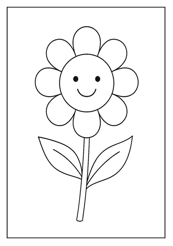 One Simple Happy Flower