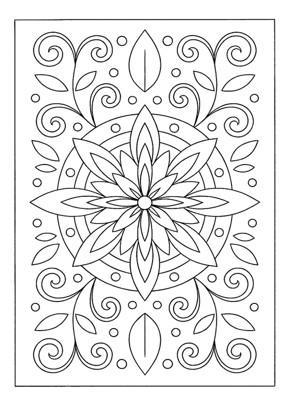 Paisley Floral Leaf Pattern