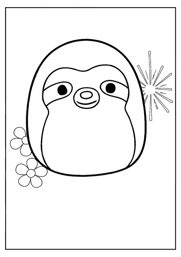 Peaceful Sloth Squishmallow