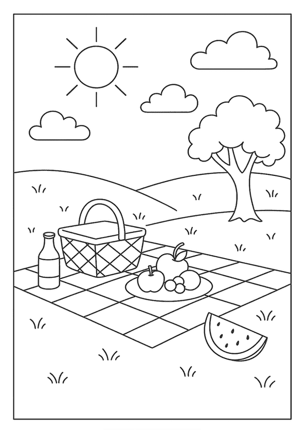 Picnic Under Blue Skies