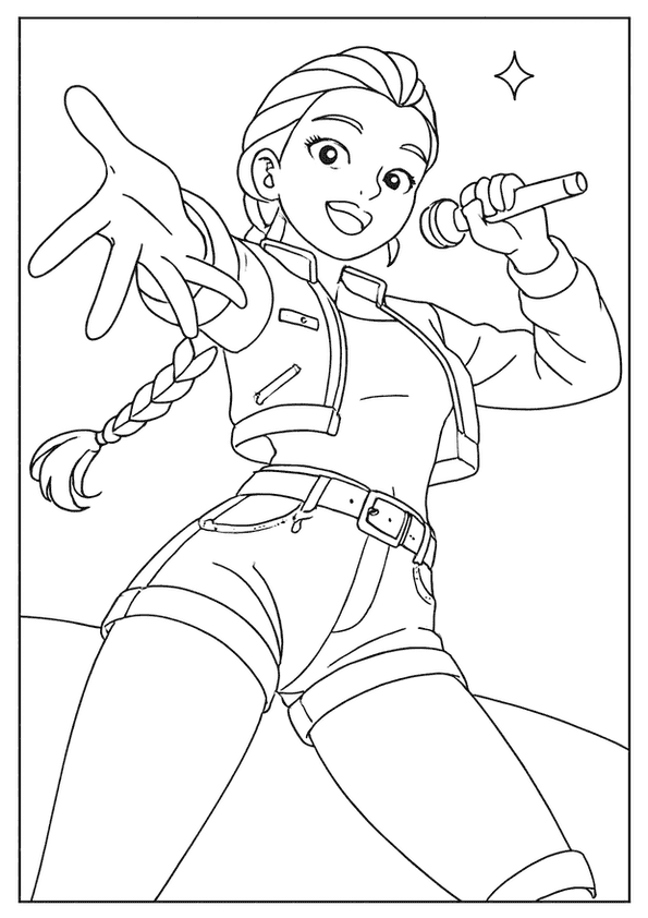 Pop Star Hunter Singing