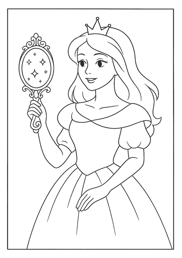 Princess With Magic Mirror