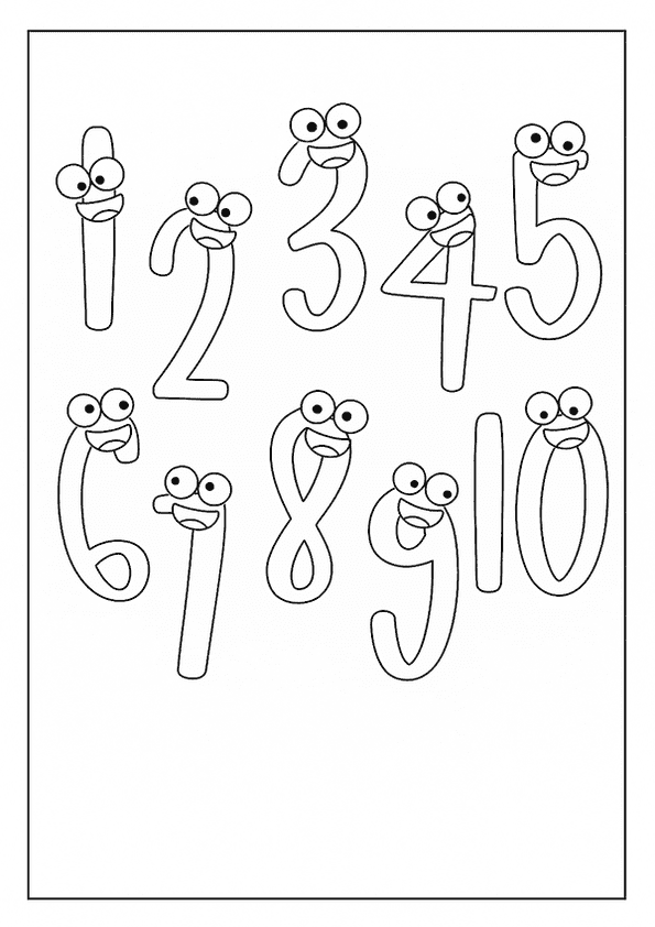 Printable Happy Numbers Page