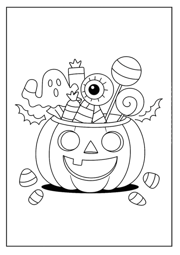 Pumpkin Basket Halloween Treats