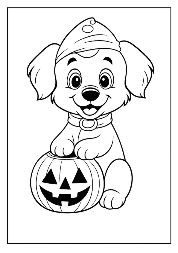 Puppy Pumpkin Playtime