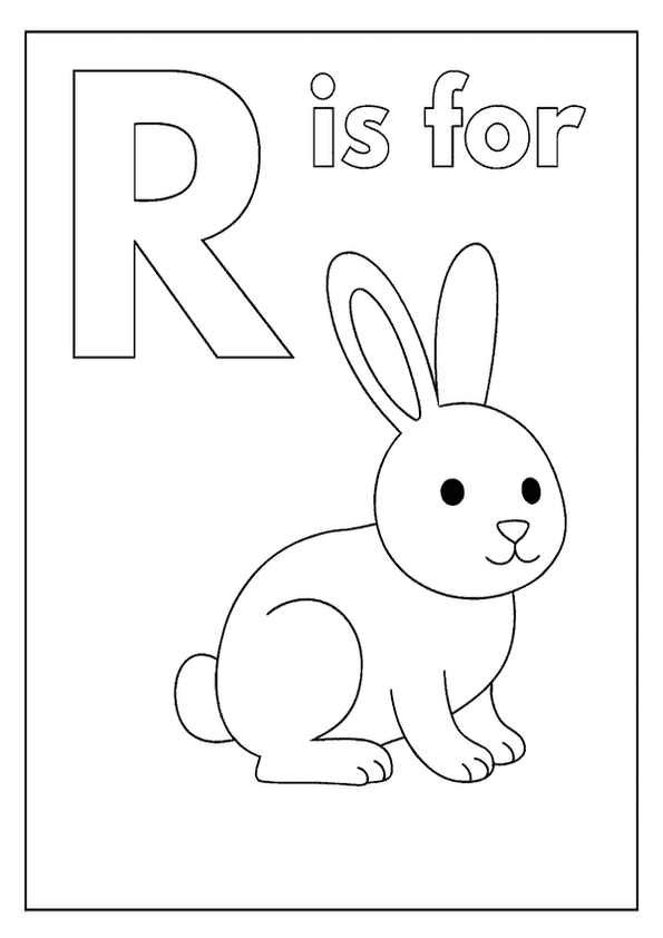 Radiant R Letter Page