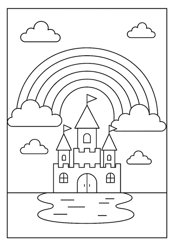 Rainbow Over Fairy Castle