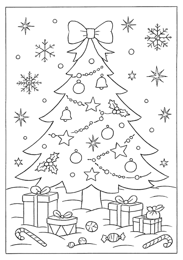 Ribbon Bow Christmas Tree