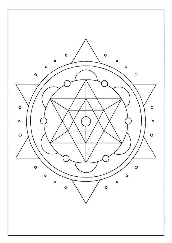 Sacred Geometry Mandala Grid