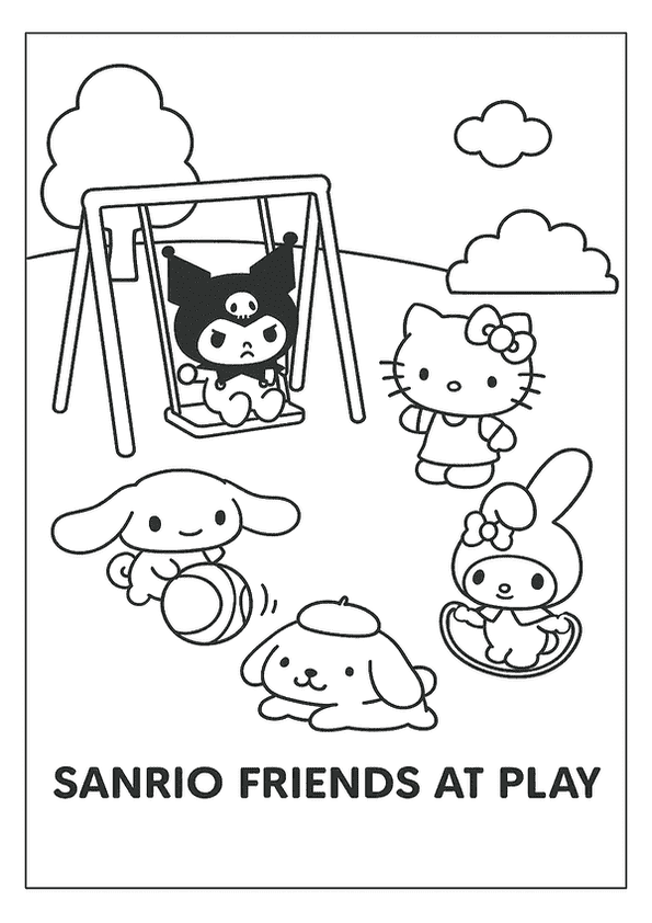 Sanrio Friends At Play