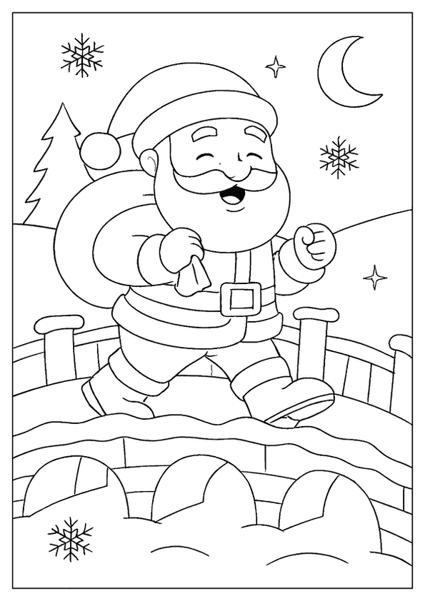 Santa Claus Crossing Bridge