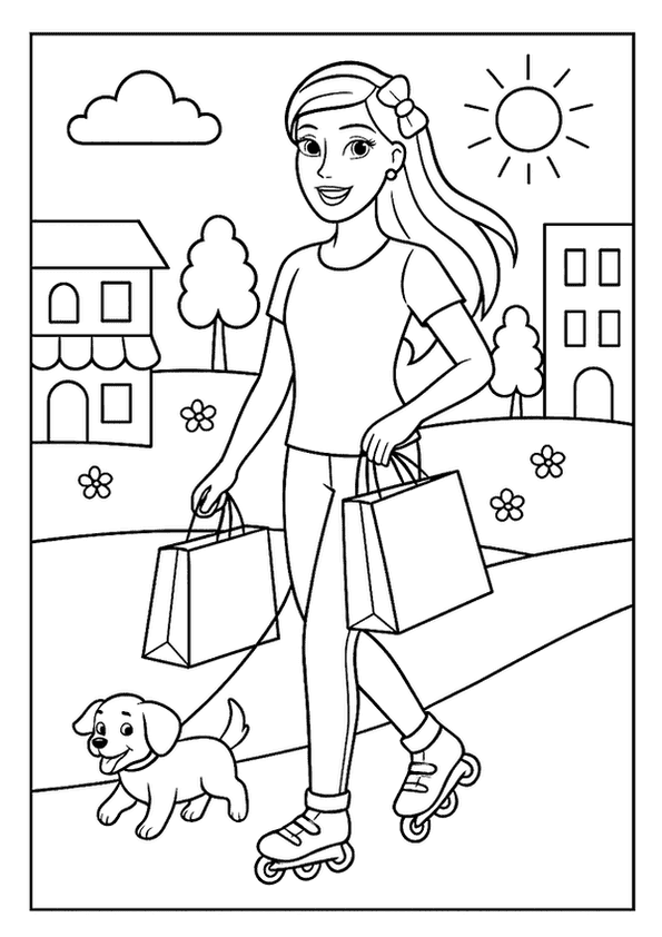 Shopping Day With Barbie