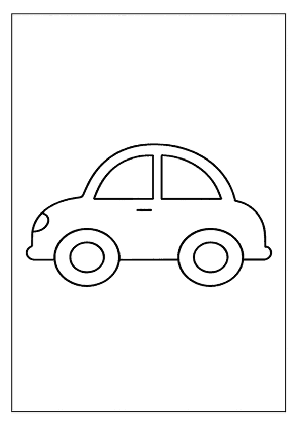 Simple Car Drive Coloring