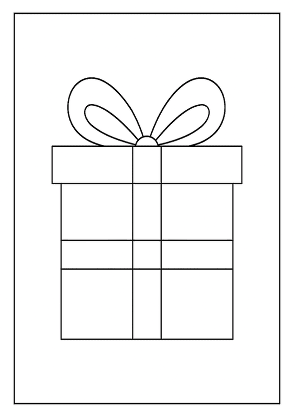 Simple Gift Box Sketch